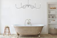 Six Light Chandelier by Z-Lite - Toussant Collection, Brushed Nickel Finish - 6103-63BN