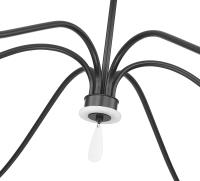 Six Light Chandelier by Z-Lite - Toussant Collection, Matte Black Finish - 6103-63MB