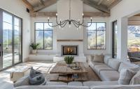 Six Light Chandelier by Z-Lite - Toussant Collection, Matte Black Finish - 6103-63MB