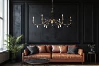 Six Light Chandelier by Z-Lite - Toussant Collection, Modern Gold Finish - 6103-63MGLD