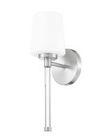 One Light Wall Sconce by Z-Lite - Henri Collection, Brushed Nickel Finish - 7700-1S-BN