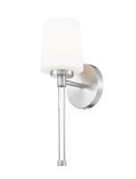 One Light Wall Sconce by Z-Lite - Henri Collection, Brushed Nickel Finish - 7700-1S-BN