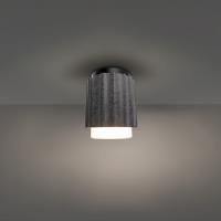 LED Flush Mount by Modern Forms - Caviar Collection, Basalt Stone/Black Finish - FM222607-BV/BK