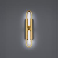 LED Wall Sconce by Modern Forms - Whitt Collection, Aged Brass Finish - WS208625-AB