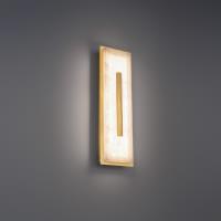 LED Wall Sconce by Modern Forms - Clarice Collection, Aged Brass Finish - WS236618-AB