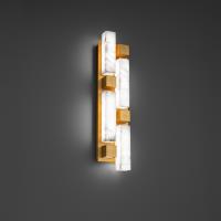 LED Wall Sconce by Modern Forms - Voxxel Collection, Aged Brass Finish - WS268625-AB