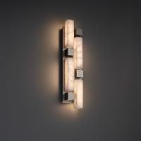 LED Wall Sconce by Modern Forms - Voxxel Collection, Antique Nickel Finish - WS268625-AN