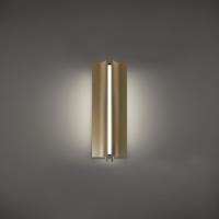 LED Wall Sconce by Modern Forms - Strait Collection, Aged Brass Finish - WS-82516-30-AB