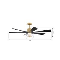 56" Ceiling Fan by Minka Aire - Veyra Collection, Legacy Brass Finish - F761L-LBR/CL