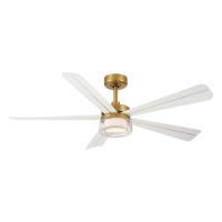 52" Ceiling Fan by Minka Aire - Nellora Collection, Legacy Brass Finish - F772L-LBR/ALW