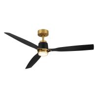 53" Ceiling Fan by Minka Aire - Foxden Collection, Legacy Brass Finish - F778L-LBR/CL