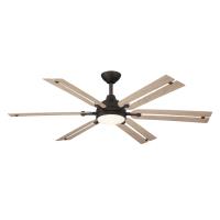 56" Ceiling Fan by Minka Aire - Allegata Collection, Dark Bronze Finish - F779L-DB/ASW