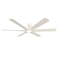 65" Ceiling Fan by Minka Aire - Brisano Collection, Alabaster White Finish - F785L-ALW