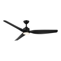 60" Ceiling Fan by Minka Aire - Norwynd Collection, Coal Finish - F821L-CL