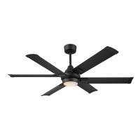 56" Ceiling Fan by Minka Aire - Soarin Collection, Coal Finish - F892L-CL