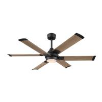 56" Ceiling Fan by Minka Aire - Soarin Collection, Coal Finish - F892L-CL/AO
