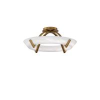 LED Flush Mount by Modern Forms - Copa Collection, Aged Brass Finish - FM-54519-AB