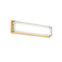 LED Bath Vanity by Modern Forms - Ice Bar Collection, Aged Brass Finish - WS-16520-40-AB