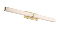 LED Bath Vanity by Modern Forms - Vogue Collection, Brushed Brass Finish - WS-3127-27-BR
