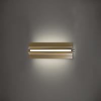 LED Wall Sconce by Modern Forms - Strait Collection, Aged Brass Finish - WS-82516-40-AB