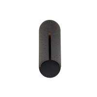 LED Outdoor Wall Sconce by Modern Forms - Clog Collection, Bassalt Stone/Black Finish - WS-W10522-35-BV/BK