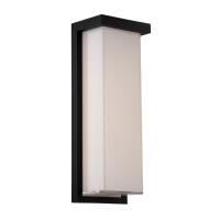 LED Outdoor Wall Sconce by Modern Forms - Ledge Collection, Black Finish - WS-W1414-35-BK
