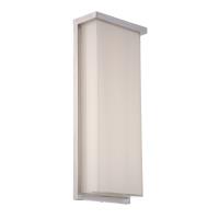 LED Outdoor Wall Sconce by Modern Forms - Ledge Collection, Brushed Aluminum Finish - WS-W1420-35-AL