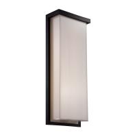 LED Outdoor Wall Sconce by Modern Forms - Ledge Collection, Black Finish - WS-W1420-35-BK