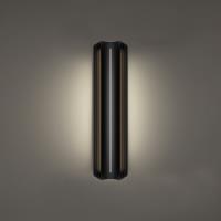 LED Outdoor Wall Sconce by Modern Forms - Kane Collection, Black Finish - WS-W56524-35-BK