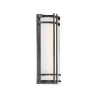 LED Outdoor Wall Sconce by Modern Forms - Skyscraper Collection, Black Finish - WS-W68618-27-BK