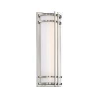 LED Outdoor Wall Sconce by Modern Forms - Skyscraper Collection, Stainless Steel Finish - WS-W68618-35-SS