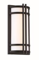 LED Outdoor Wall Sconce by Modern Forms - Skyscraper Collection, Black Finish - WS-W68627-35-BK