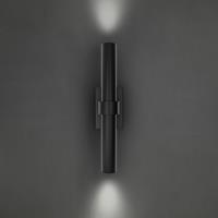 LED Outdoor Wall Sconce by Modern Forms - Quincy Collection, Black Finish - WS-W84520-35-BK