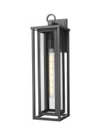 One Light Wall Sconce by Innovations - Ashland Collection, Matte Black Finish - 9950-1W-BK-23-CL