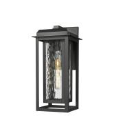 One Light Wall Sconce by Innovations - Mansfield Collection, Matte Black Finish - 9951-1W-BK-16-CG-BK-WG