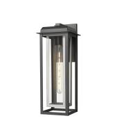 One Light Wall Sconce by Innovations - Mansfield Collection, Matte Black Finish - 9951-1W-BK-20-CG-SV-CL
