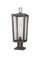 One Light Outdoor Post Lantern by Innovations - Madison Collection, Bronze Finish - 9952-1PLT-BZ-23-SDY