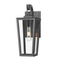 One Light Wall Sconce by Innovations - Madison Collection, Matte Black Finish - 9952-1W-BK-14-CL