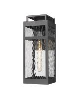 One Light Wall Sconce by Innovations - Ridgeway Collection, Matte Black Finish - 9953-1W-BK-18-WG