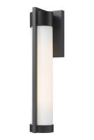 One Light Wall Sconce by Innovations - Stratford Collection, Matte Black Finish - 9954-1W-BK-16-WH