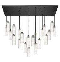 21 Light Pendant by Innovations - Downtown Urban Collection, Matte Black Finish - 172BK-B-21P-BK-G434-12DE