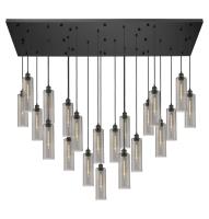 21 Light Pendant by Innovations - Downtown Urban Collection, Matte Black Finish - 172BK-B-21P-BK-G434-12SM