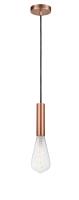 One Light Mini Pendant by Innovations - Auralume Collection, Antique Copper Finish - 198-1P-AC