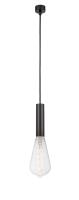 One Light Mini Pendant by Innovations - Auralume Collection, Matte Black Finish - 198-1P-BK