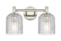 Two Light Bath Vanity by Innovations - Downtown Urban Collection, Polished Nickel Finish - 434-2W-PN-G559-5CL