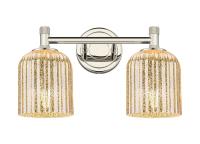 Two Light Bath Vanity by Innovations - Downtown Urban Collection, Polished Nickel Finish - 434-2W-PN-G559-5ME