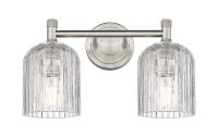 Two Light Bath Vanity by Innovations - Downtown Urban Collection, Satin Nickel Finish - 434-2W-SN-G559-5CL