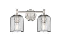 Two Light Bath Vanity by Innovations - Downtown Urban Collection, Satin Nickel Finish - 434-2W-SN-G559-5SM