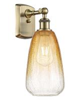One Light Wall Sconce by Innovations - Ballston Collection, Antique Brass Finish - 516-1W-AB-G480-6AM