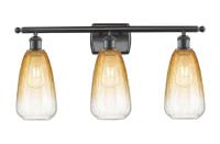 Three Light Bath Vanity by Innovations - Ballston Collection, Oil Rubbed Bronze Finish - 516-3W-OB-G480-6AM